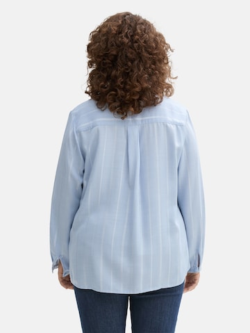 Tom Tailor Women + Blouse in Blue