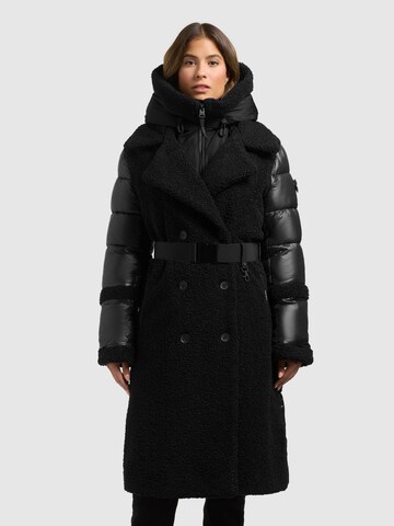 khujo Winter Coat 'Kalmia2' in Black: front