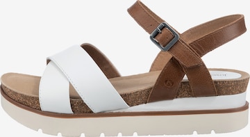 JOSEF SEIBEL Sandalen met riem in Wit