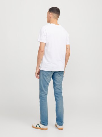 JACK & JONES Normální Džíny 'JJIGLENN JJFOX' – modrá
