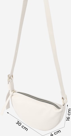 AllSaints - Bolso de hombro en blanco