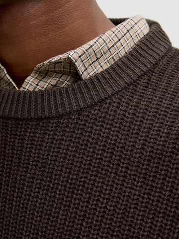 JACK & JONES Pullover 'Kaito' in Braun