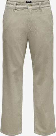 Only & Sons Trousers 'Avi' in Grey: front