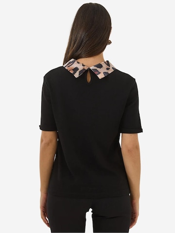 Bianco Lucci Poloshirt in Schwarz