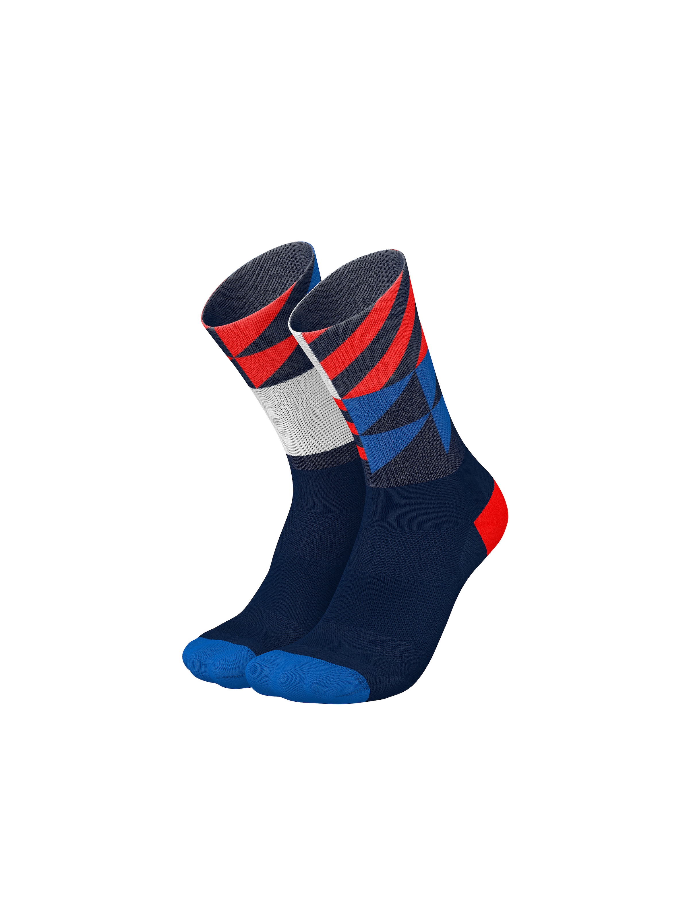 INCYLENCE Athletic Socks in Blue: front