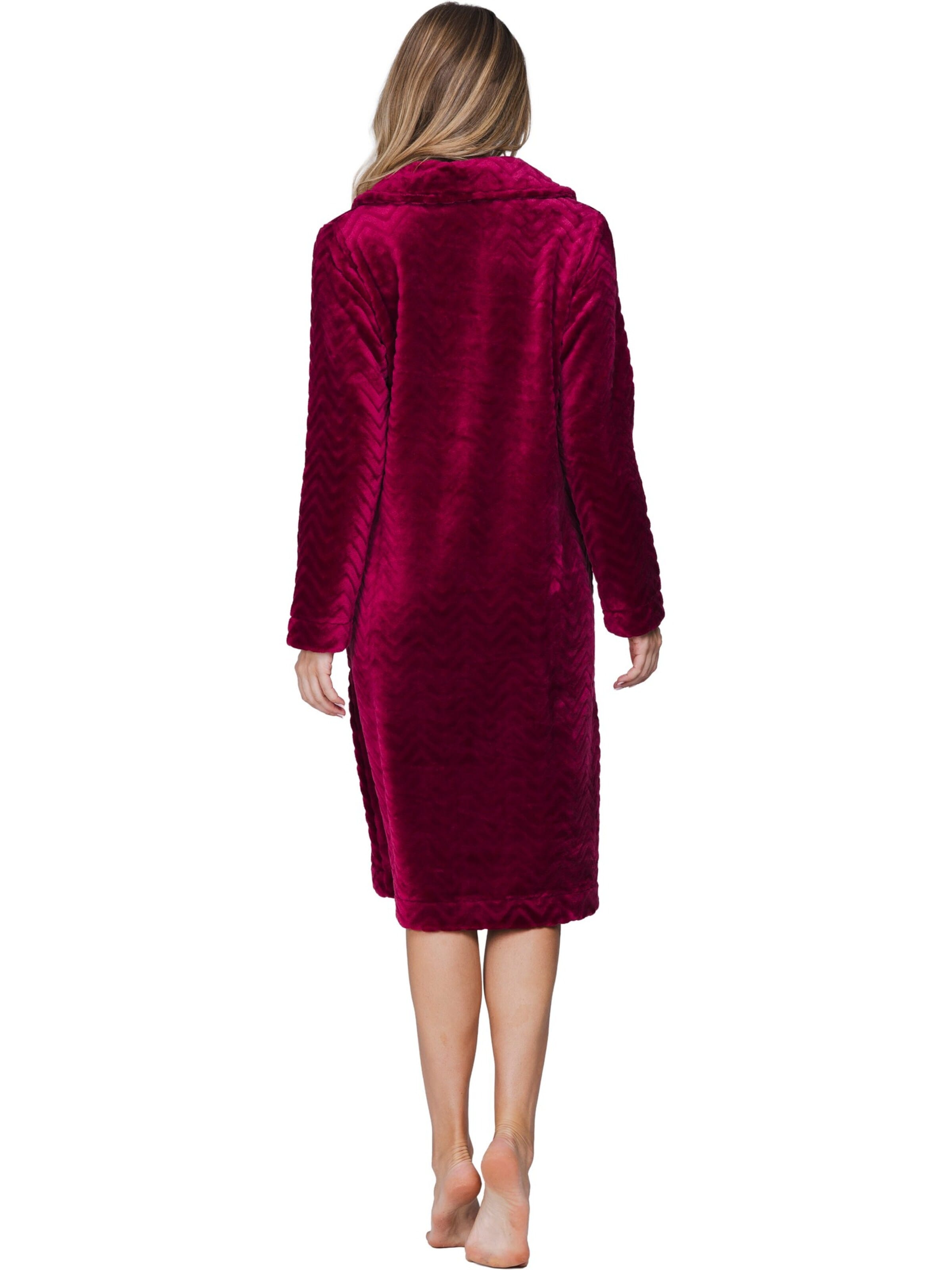 Pastunette Ochtendjas 'Rosewood Comfort' in Rood