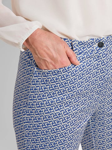 Coupe slim Pantalon 'Louisa' Goldner en bleu