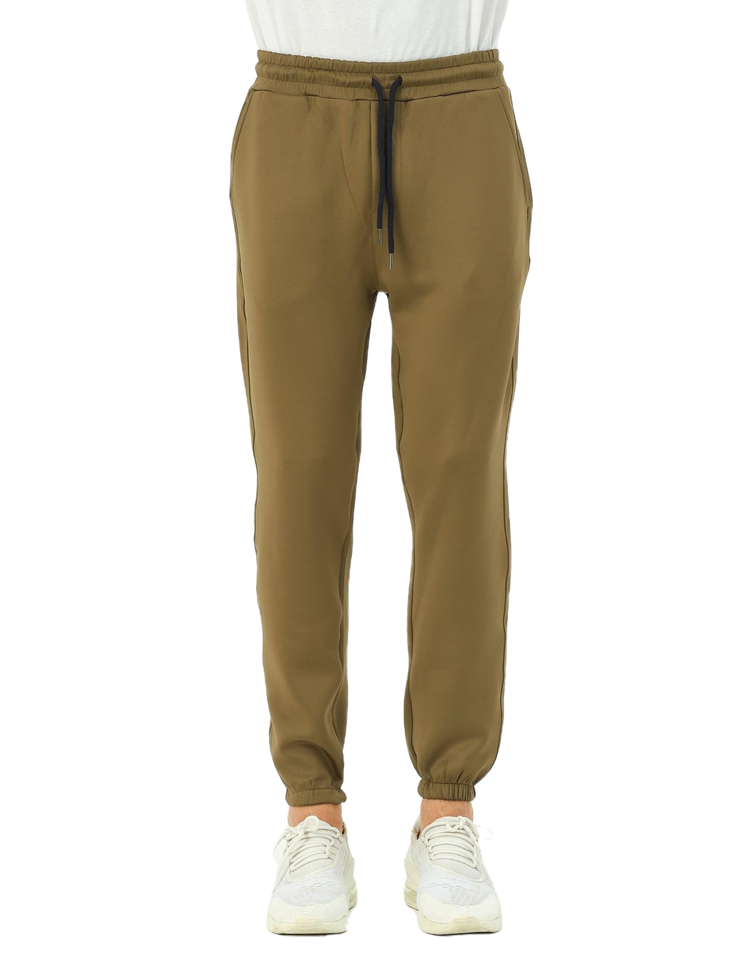 Effilé Pantalon C&City en vert : devant