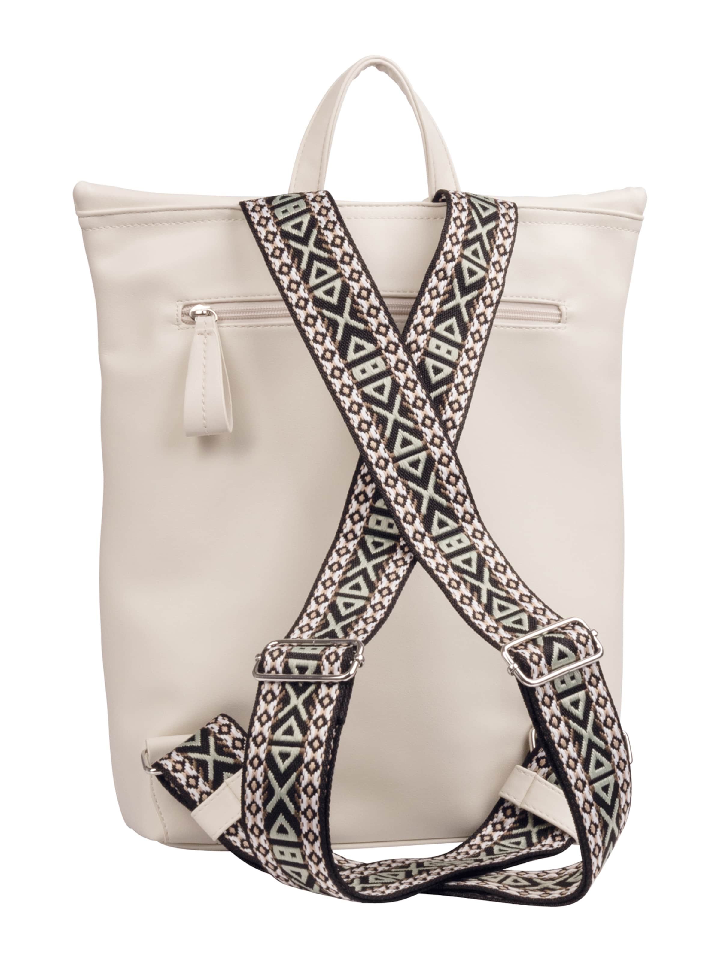 TOM TAILOR Backpack 'Palina' in White