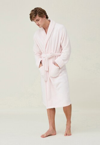 Lexington Long Bathrobe in Pink: front