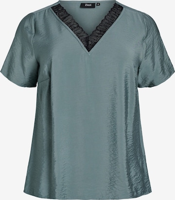 zaļš Zizzi Blūze: no priekšpuses