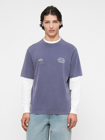 T-Shirt 'COUNTRYSIDE' Abercrombie & Fitch en bleu : devant