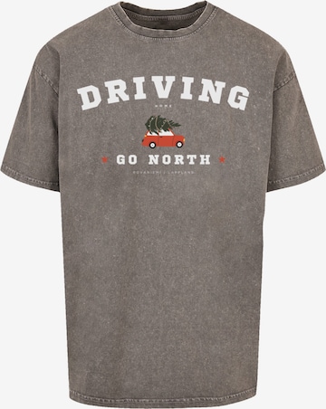 F4NT4STIC Shirt in Grey: front