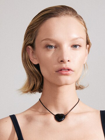 Pilgrim Kette 'Stay' in Schwarz: Vorderseite