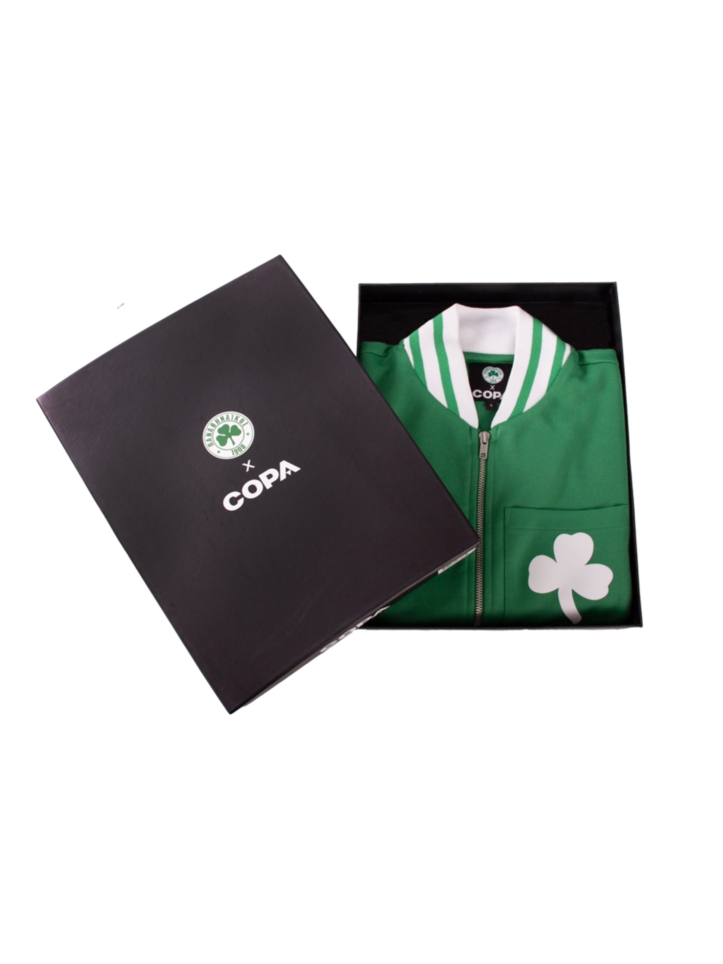 COPA FOOTBALL Sportjas 'Panathinaikos FC 1971 Retro Voetbaljack' in Groen