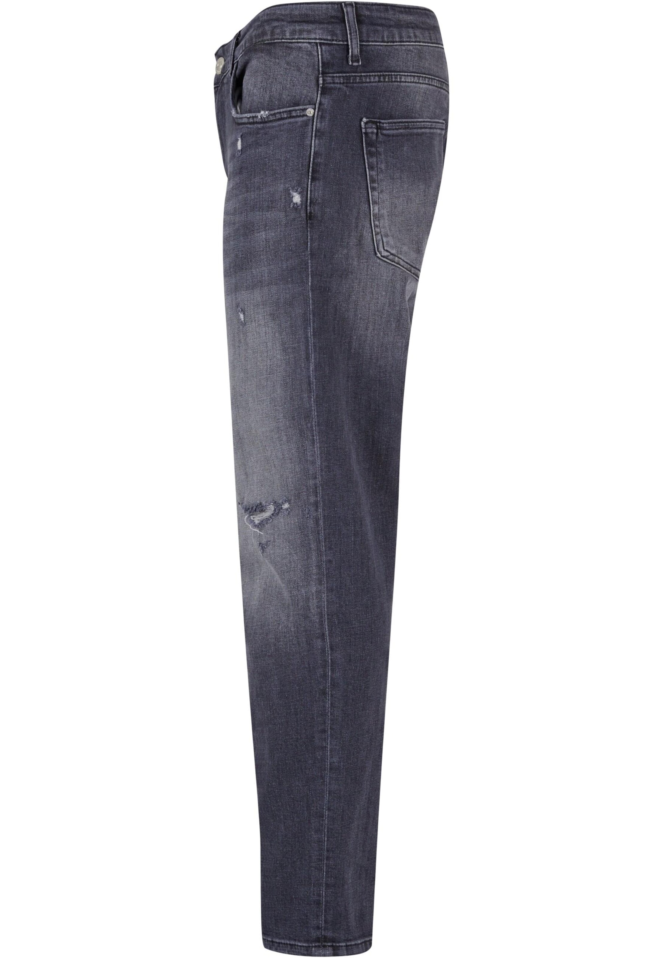 2Y Premium Tapered Jeans in Grau