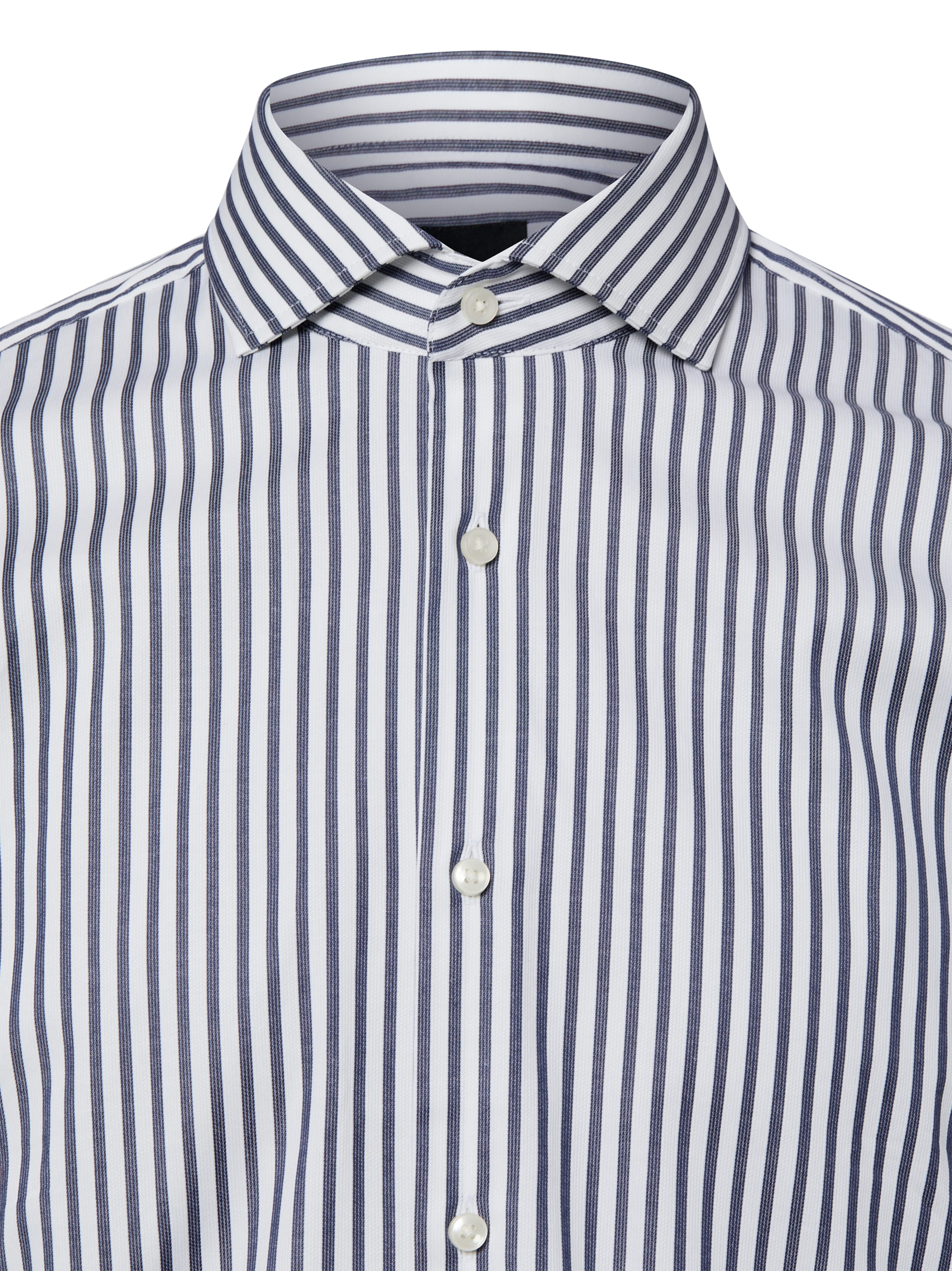 BOSS Slim fit Overhemd 'HANK' in Blauw