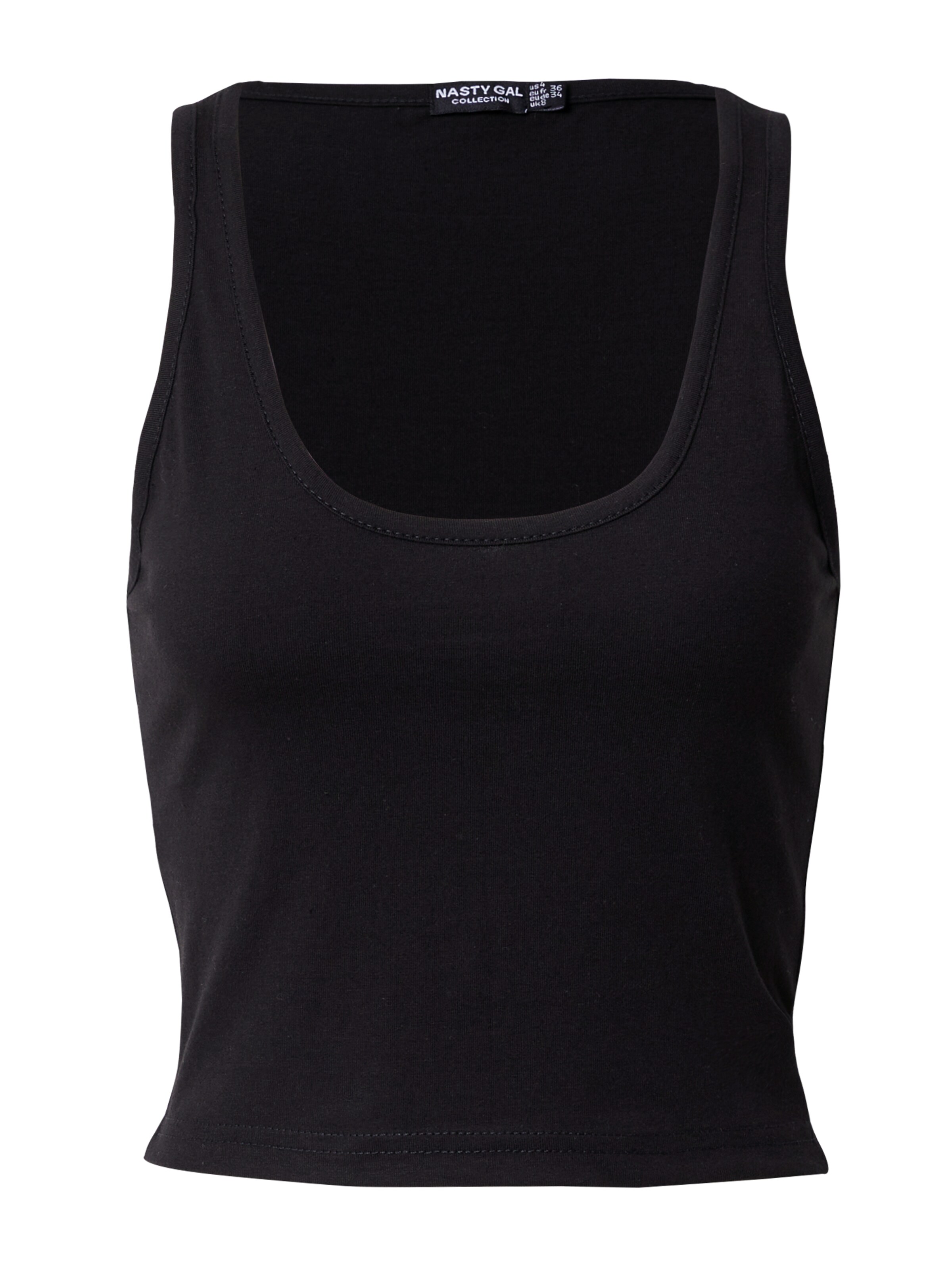 Top di Nasty Gal in nero: frontale