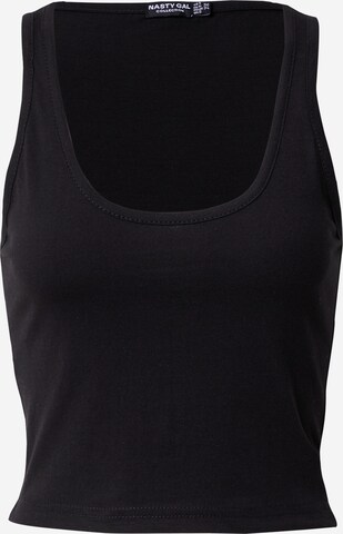 Top di Nasty Gal in nero: frontale