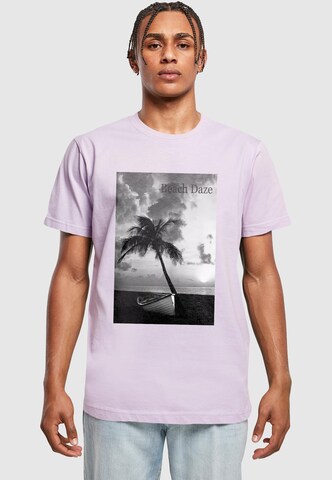 Mister Tee Shirt 'Beach Daze' in Purple: front