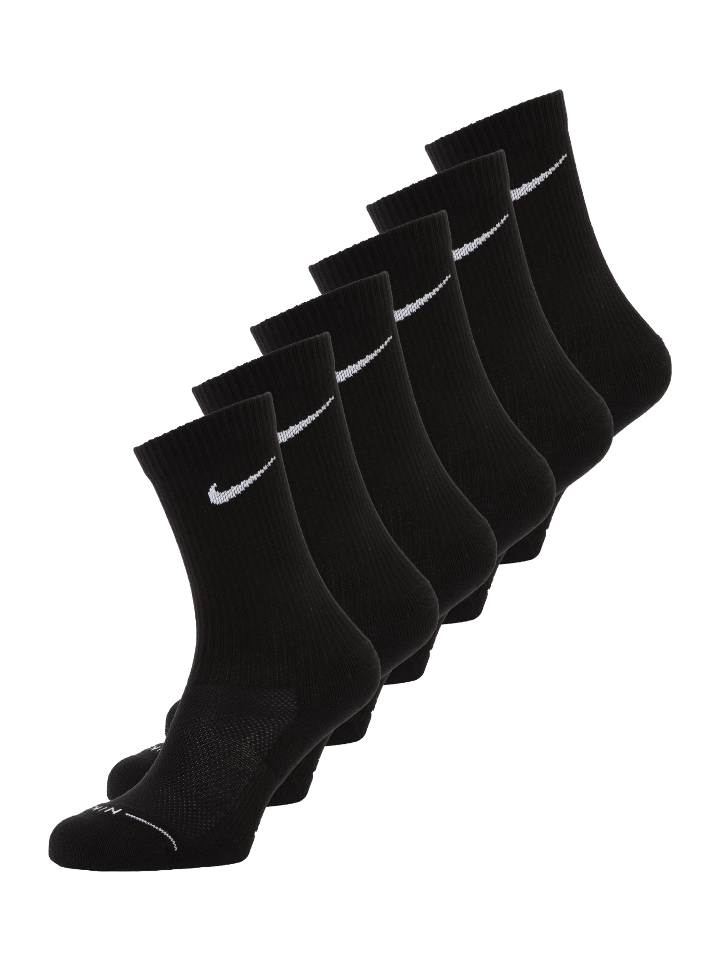 Nike Sportswear Chaussettes en noir / blanc, Vue avec produit