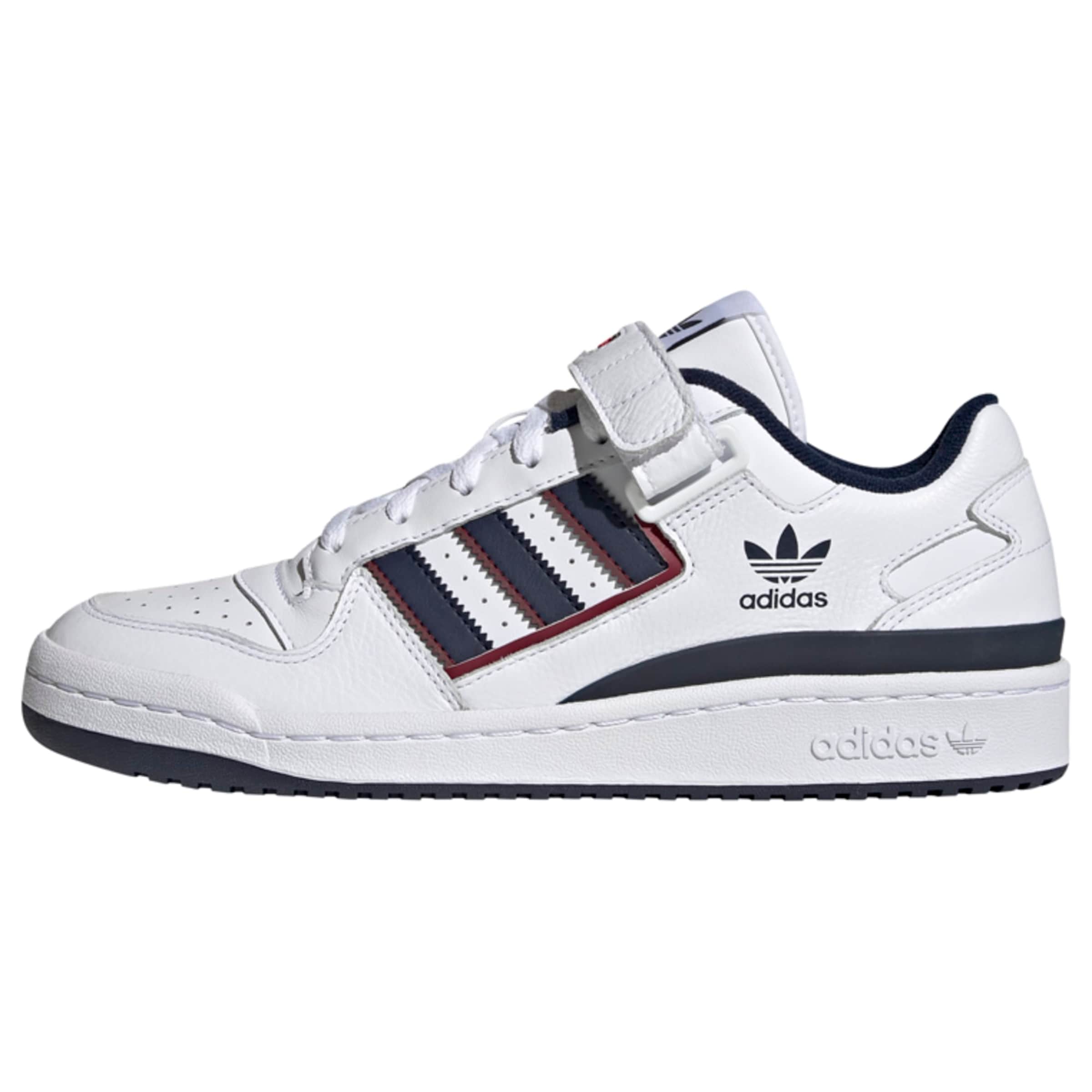 Baskets basses 'Forum' ADIDAS ORIGINALS en blanc : devant