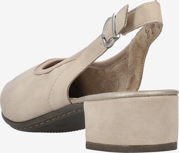 Rieker Slingback Pumps in Beige