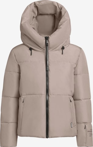 khujo Winterjacke 'Audrey Matt' in Grau: Vorderseite