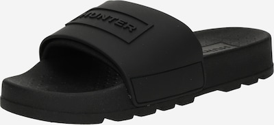 HUNTER Pantolette in schwarz, Produktansicht