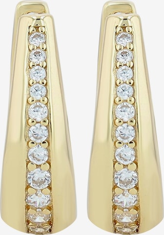 Akzent Earrings '"Vivien" aus 925 Sterlingsilber, rhodiniert, langlebig' in Gold: front