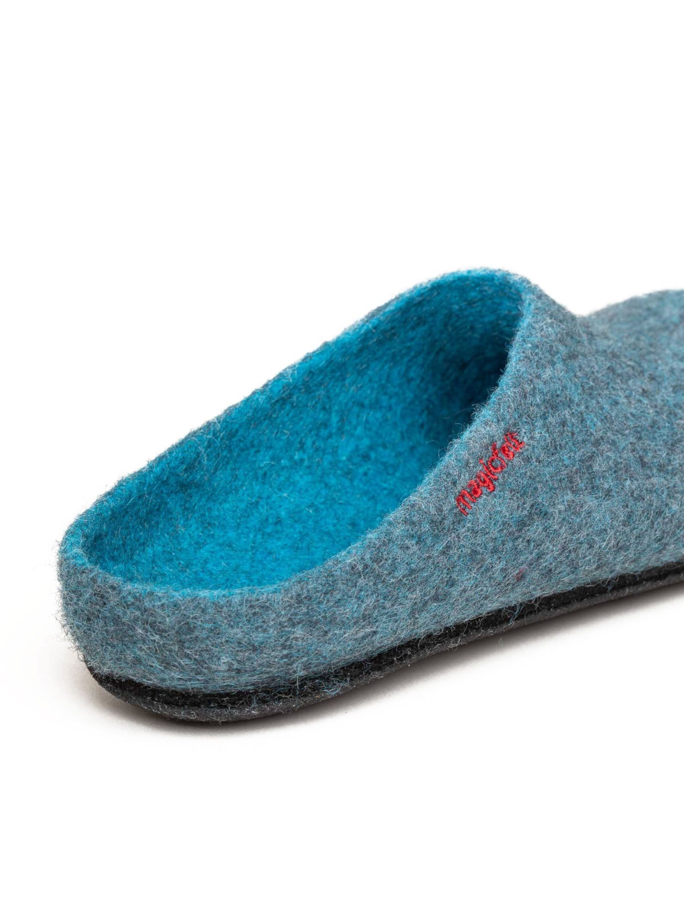MagicFelt Slippers 'Filzpantoffel Magicfelt 709' in Blue