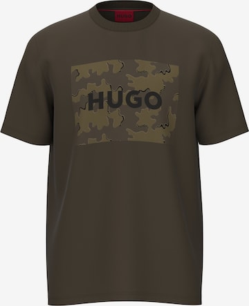 HUGO Shirt 'Dulive' in Green: front