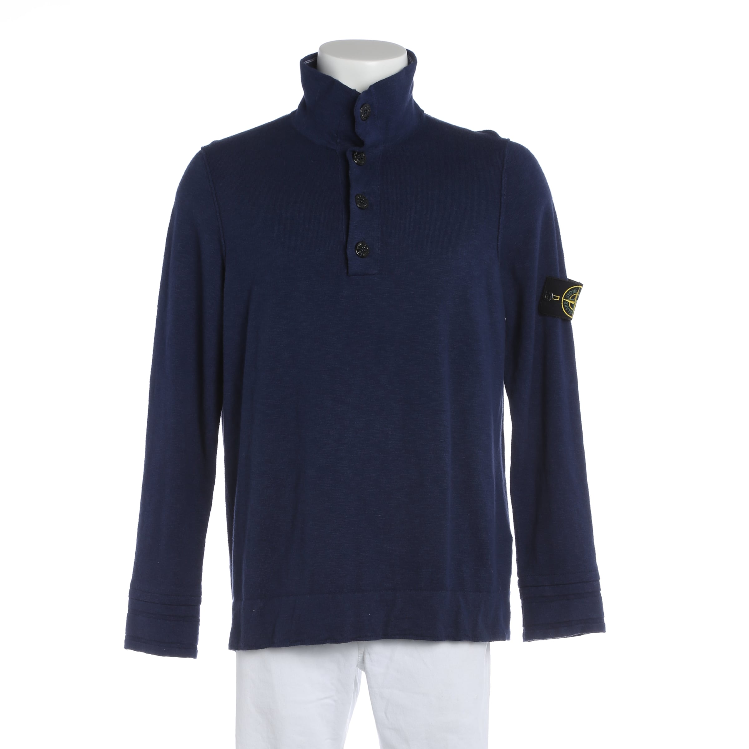 Stone Island Pullover / Strickjacke in L in navy, Produktansicht