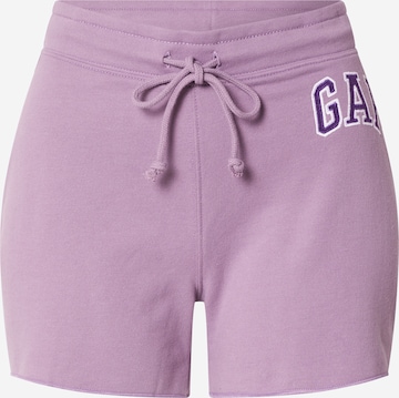 GAP Trousers in Purple: front