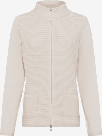 Olsen Gebreid vest in Beige: voorkant