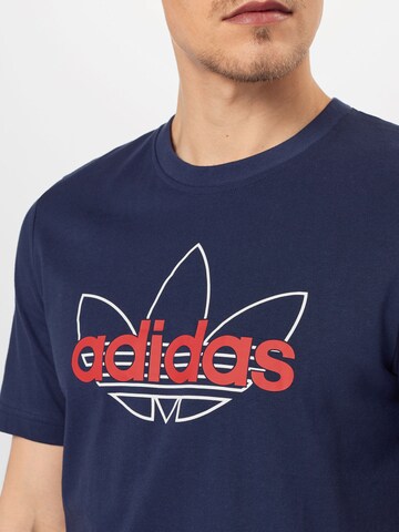 Skinny T-Shirt ADIDAS ORIGINALS en bleu