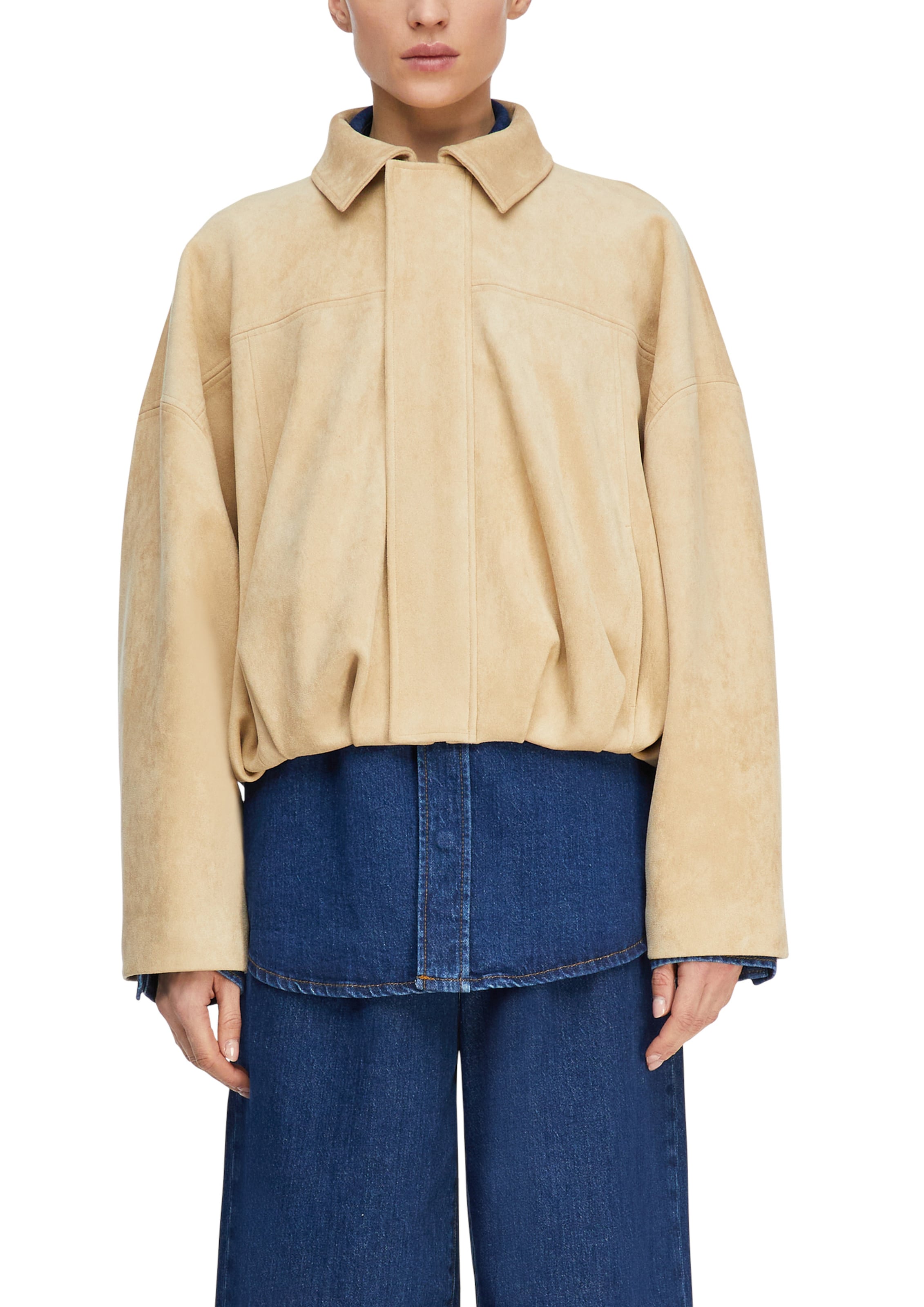 Veste mi-saison COMMA en marron