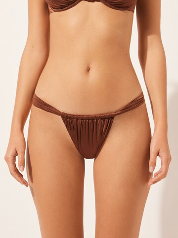CALZEDONIA Bikinihose in Braun