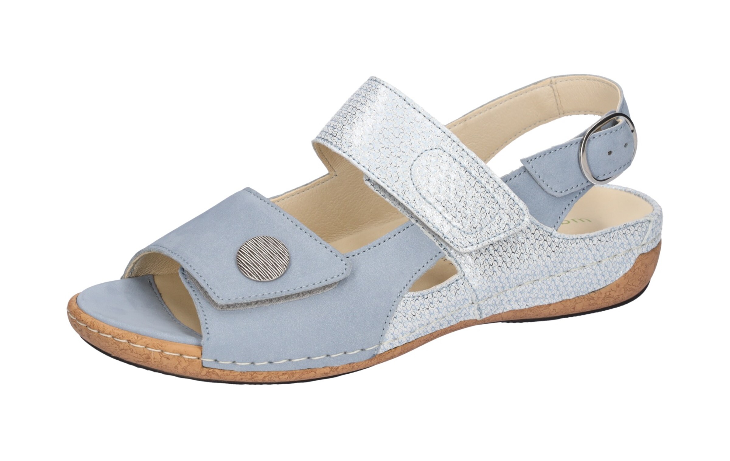 WALDLÄUFER Sandale in Blau: Vorderseite