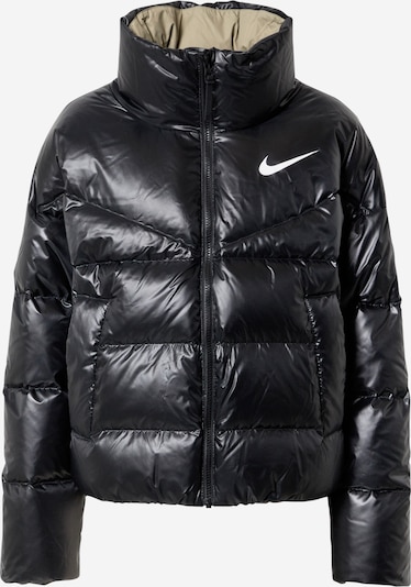 Nike Sportswear Winterjacke in schwarz / weiß, Produktansicht
