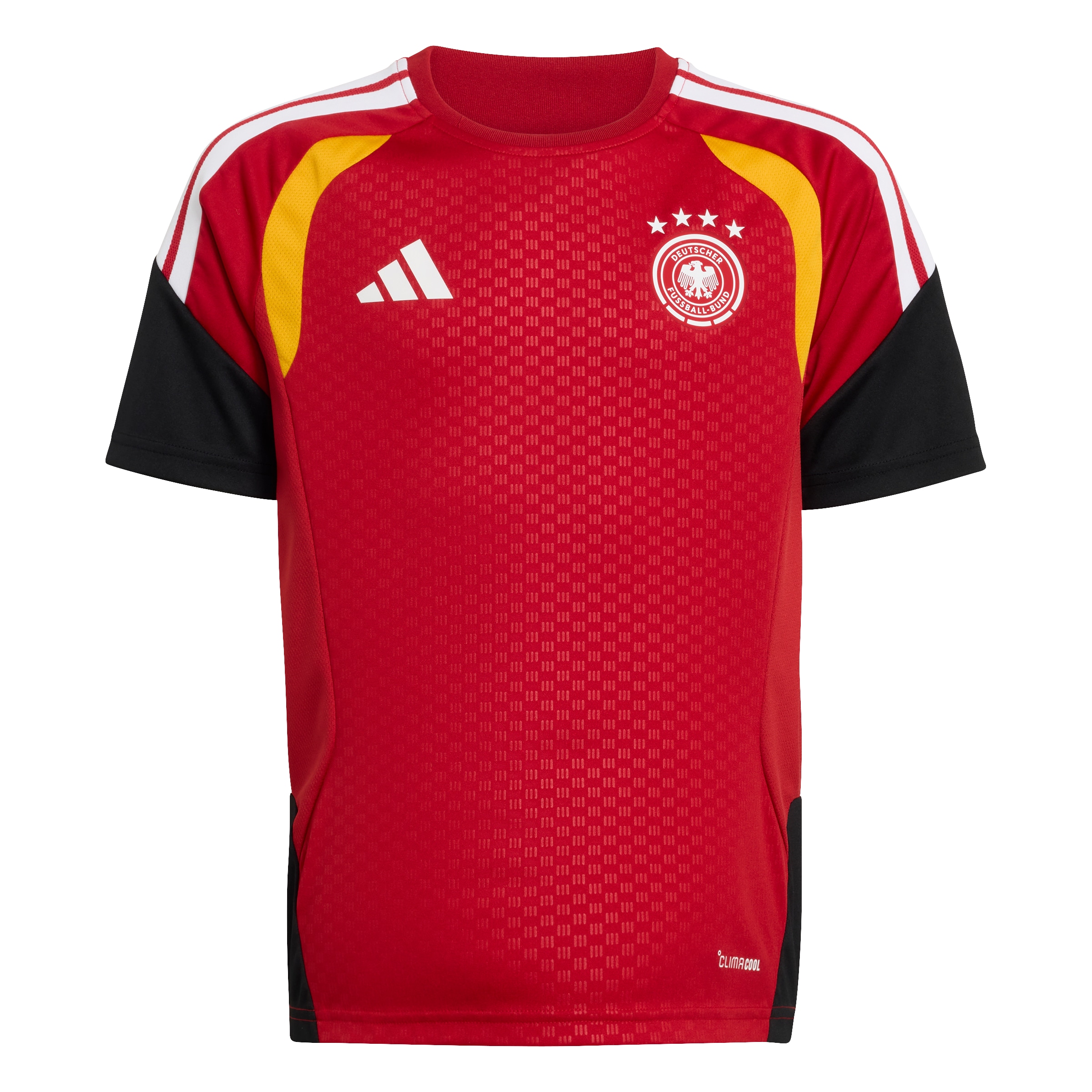 ADIDAS PERFORMANCE - Camiseta funcional 'DFB TR JSYY' en rojo: frente