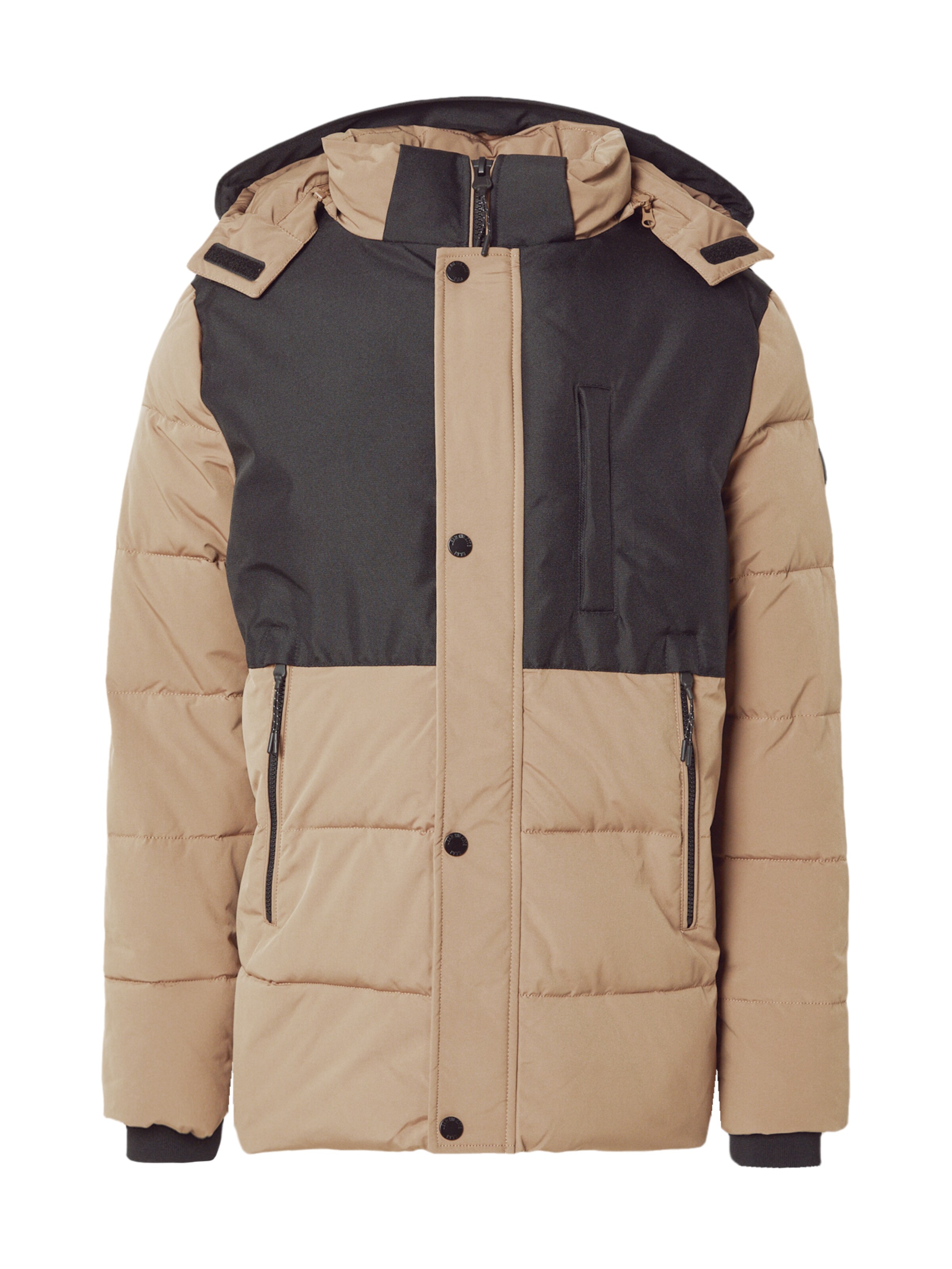 INDICODE JEANS Jacke 'Titan' in Braun: Vorderseite