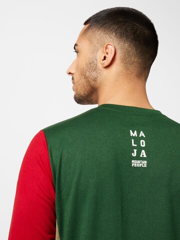 Maloja Funkční tričko 'Haunold' – zelená