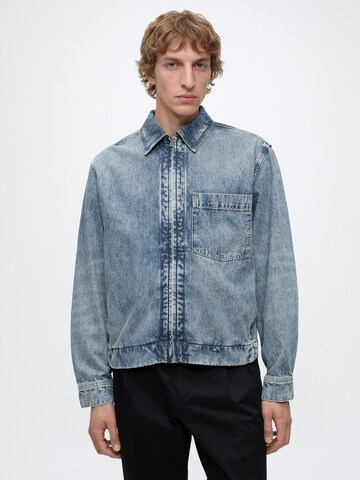 BOSS Tussenjas 'LUNEY' in Blauw: voorkant