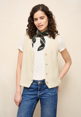 Street One Studio Vest in Beige: front