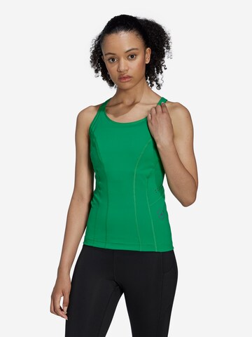 Top sportivo 'Truepurpose' di ADIDAS BY STELLA MCCARTNEY in verde: frontale