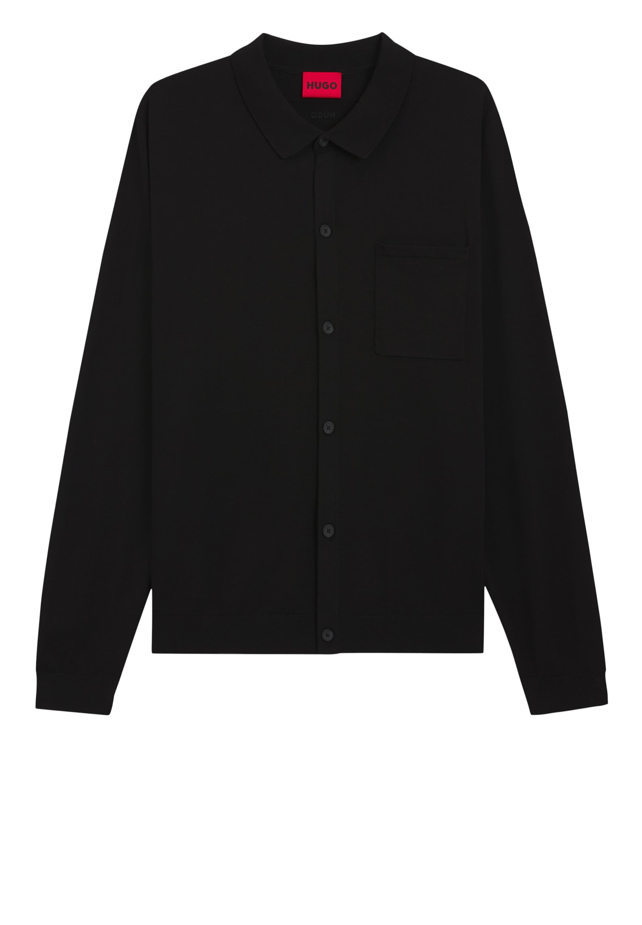 HUGO Strickjacke ' San Jordan ' in M in schwarz, Produktansicht