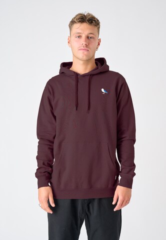 Cleptomanicx Sweatshirt in Lila: Vorderseite