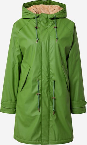 Derbe Between-seasons parka in Green: front