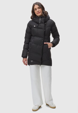 Ragwear Winter Coat 'Pavla' in Black: front